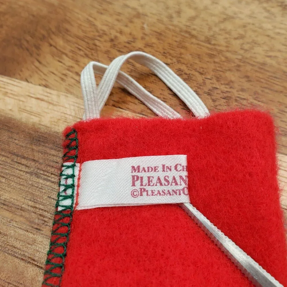 Vintage American Girl Pleasant Company Molly Silver Glasses Red Felt Case *RARE